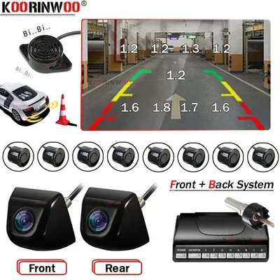 Koorinwoo-Capteur de stationnement Partronics intelligent pour voiture système de sonnerie image