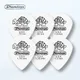 6 pics Dunlop Plectres de Guitare Blanc Tortex Mediator 0.73/0.88/1.0/1.14/1.35/1.5mm pour Basse