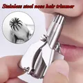 Tondeuse à cheveux en acier inoxydable lavable pour hommes nettoyeur d'oreille rasoir mécanique