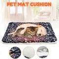 Matelas de lit pour chien coussin imperméable lavable Double face pour chiot tapis d'oreiller