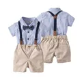 Ensemble de vêtements pour bébés garçons tenue formelle pour enfants costume de fête pour bébés