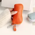 EDC-Porte-clés en cuir véritable pour femmes boîte à clés pour voiture support prédire étui mini