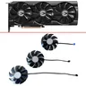 Ventilateur de refroidissement 87mm 4 broches 0 55 a GeForce RTX 3070 XC3 pour GPU EVGA GeForce