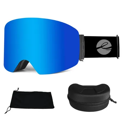 LOCLE-Lunettes de ski avec masque anti-buée et anti-perruque pour homme et femme protection contre