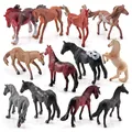 Figurines d'action réalistes d'animaux modèles de chevaux émulation solide Appaloosa Harvard