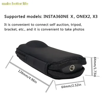 Nouveau Mini sac de rangement pour caméra panoramique Insta360 ONE X3 sacoche de protection