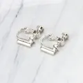 Convertisseurs de boucles d'oreilles à Clip 1 paire oreilles non percées transformer des clous en