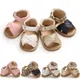 Pudcoco-Sandales en cuir PU pour bébé fille de 0 à 18 mois chaussures à la mode pour nouveau-né en