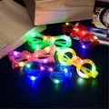 Lunettes LED clignotantes masque lumineux pour les yeux mariage carnaval danse Bar fête jouet