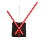 Mécanisme de mouvement d'horloge murale à quartz avec mains, à piles, pièces d'outils de réparation de bricolage, kit de remplacement, noir, rouge, argent