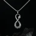 Collier avec pendentif en forme de serpent pour hommes collier rétro en métal accessoires animaux