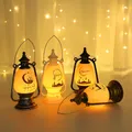 Lanternes à vent LED EID MUBARAK décorations du Ramadan pour la maison lampe à huile poney