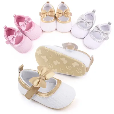 Chaussures princesse antidérapantes pour bébés filles de 0 à 12 mois chaussures de marche à semelle