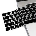 Couverture de clavier en silicone souple pour Macbook Pro 13 A2159 A1706 A1989 compatible avec mac