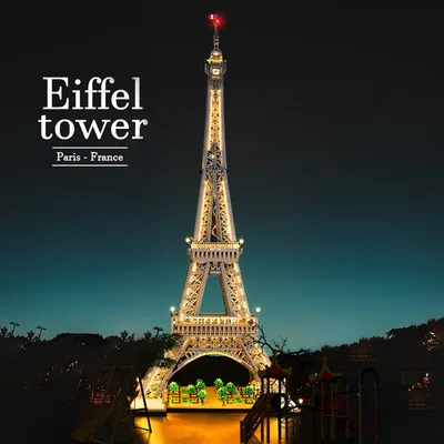 Décennie s de construction de la Tour Eiffel 10307 lumière LED jouets d'éclairage lampe