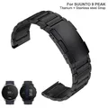 Bracelet en alliage de titane et fermoir en acier pour Suunto 9 Patricia bracelet de montre en