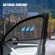 Filet de couverture de pare-soleil de fenêtre latérale de voiture maille d'ombre respirante
