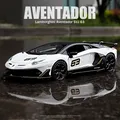 MSZ CCA 1:32 Lamborghini Aventador SVJ 63 modèle de voiture en alliage jouet voiture pour enfants