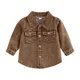 Manteau en jean à manches longues pour enfants de 1 à 5 ans manteau à simple boutonnage veste en