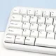 Capuchons de touches de clavier en PBT blanc minimaliste 126 touches impression par Sublimation