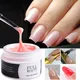 1 boîte Nail Extension Gel Builder Gel Rose Blanc Clair Poly UV Gel Pour Ongles Doigt Extensions