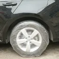 Couvercle de roue de roue Transparent jetable 20 pièces manchon de protection décoratif pour pneus