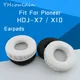 YHcouldin – oreillettes en cuir pour Pioneer X7 X10 HDJ-X7 HDJ-X10 accessoires d'écouteurs de