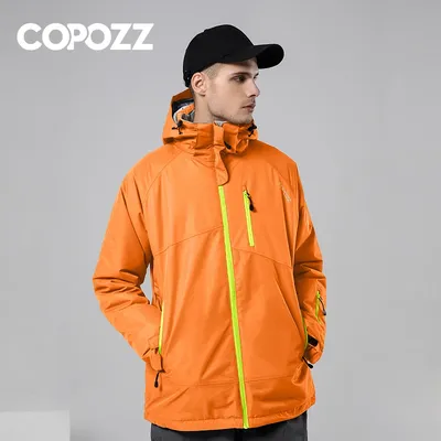 COPOZZ – combinaison de Ski imperméable pour homme et femme ensemble veste et pantalon de Ski