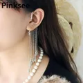 Boucles d'oreilles pendantes en chaîne à rivets bijou de beauté Punk à la mode 2020