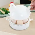 Cuiseur à œufs électrique pour micro-ondes cuiseur à œufs en forme de rine jetable cuiseur à œufs