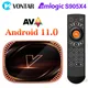 VONTAR-Décodeur TV Amlogic S905tage Android 11 11.0 4 Go 32 Go 64 Go WiFi BT prend en charge