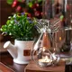 Bougeoirs classiques en verre cristal clair porte-bougie lumière de thé décor à la maison