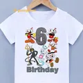 Enfants T Shirt Pour Garçons 6 7 8 ans Anniversaire Enfant Filles Vêtements enfants Tshirt garçon