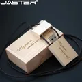 JASTER – clé USB en bois à cordon support à mémoire de 32 go 64 go 32 go 128 go Logo personnalisé