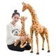 Girafe géante en peluche 35-120cm jouets en forme d'animaux poupées douces décor de chambre