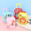 Mini valise en métal + plastique pour poupées jouets miniatures coffre de maison de poupée boîte