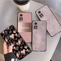 Coque de téléphone en TPU souple couleur noir or rose cœur d'amour pour Honor Magic5 Lite 8X