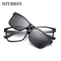 Hjybbs – lunettes de soleil à Clip pour hommes et femmes lentille carrée clip miroir Vision
