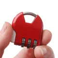 Mini cadenas à 3 chiffres code mot de passe sécurité voyage coffre-fort cadenas bagage salle