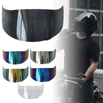 PC Unique UV Protection Motorbike Helmet Visor Portable Helmet Visor Practical