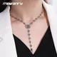 Mewanry Rose fleur pull collier fête bijoux pour femmes Couples nouvelle mode Vintage à la main