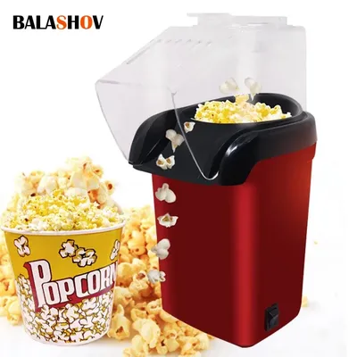 Machine à pop-corn électrique domestique machine à maïs à air chaud machine à pop-corn efficace