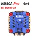 Skystars-Carte contrôleur de vitesse KM50A Pro 3-6S 4 en 1 ESC 32 bits prise en charge BLHELI _ 32