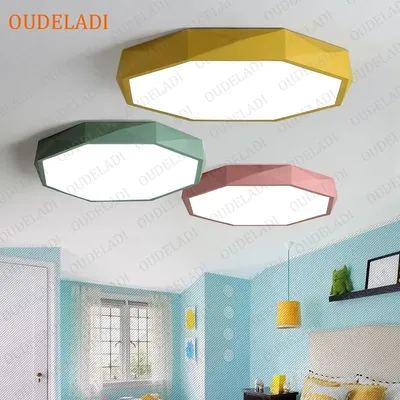 Plafonnier LED Moderne Monté en Surface Luminaire Décoratif de Plafond Idéal pour un Salon une