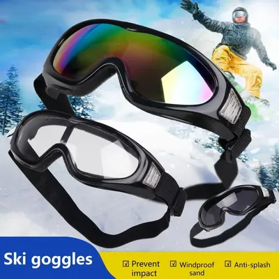 Lunettes de ski en plein air de snowboard de soleil de montagne coupe-vent équipement de sport