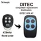 DITEC-Télécommande pour BIXLLTBIXLshrimp GOL4 BIXLG4, 433MHz Rolling Code et GOL4C Partners Code,