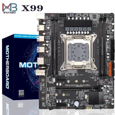Carte mère X99 LGA 2011-3 Socket Turbo Boost RAM DDR4 pour Intel LIncome 2011 V3 V4 Xeon E5 I7