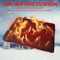 Coussin chauffant USB en fibre de carbone coussin de siège de pêche chauffage infrarouge lointain