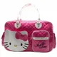 Hello Kitty – sac de voyage pour femmes sac à bandoulière Portable brillant en Pu pour filles sac
