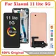 Écran tactile LCD AMOLED de remplacement pour Xiaomi Mi 11 Lite 6.55 d'origine Mi 11 Lite 5G